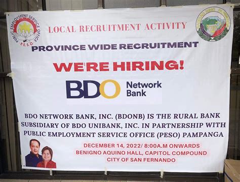 Jobs in San Fernando Pampanga .